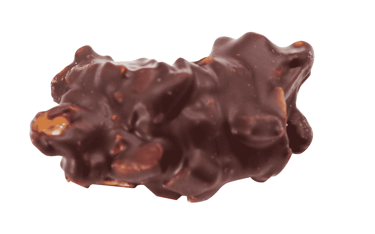 Karamellisierte Mandelsplitter mit Zartbitterschokolade -Aus Frankreich!